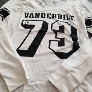 Vanderbilt Pink long sleeve t-shirt